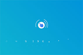 CSS3蓝色渐变背景Loading特效